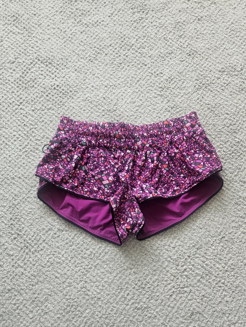 LULULEMON Surf Short II Paradise Camo Multi / Regal Plum RARE